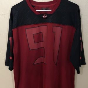 Marvel Deadpool Jersey gently used size XL